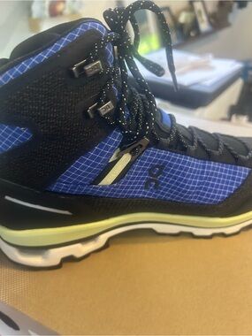 On Running Men’s Blue and Black Athletic Hiking Shoe